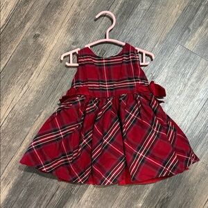 Plaid Red Kids Dress